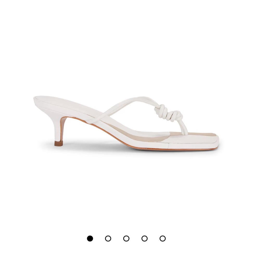 Shutz Poppy Heeled Sandal White - Picture 6 of 9